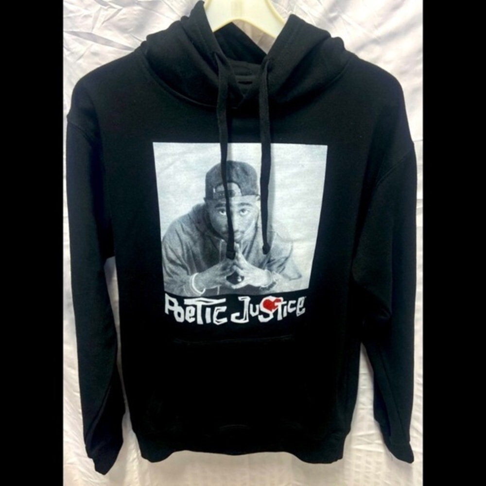 Black Graphic Hoodie
